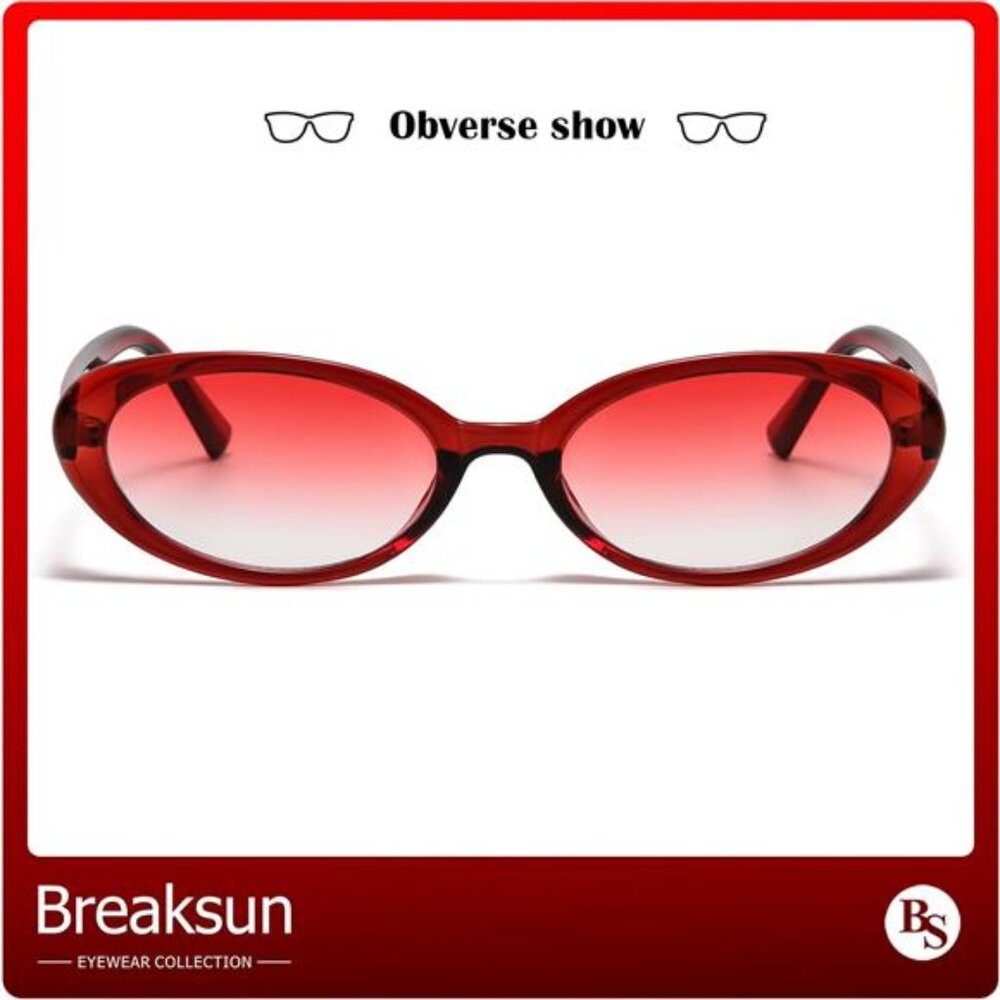 Retro Oval Sunglasses - Picture 2 of 6